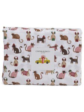 CYNTHIA ROWLEY New York Cats TWIN Sheet Set